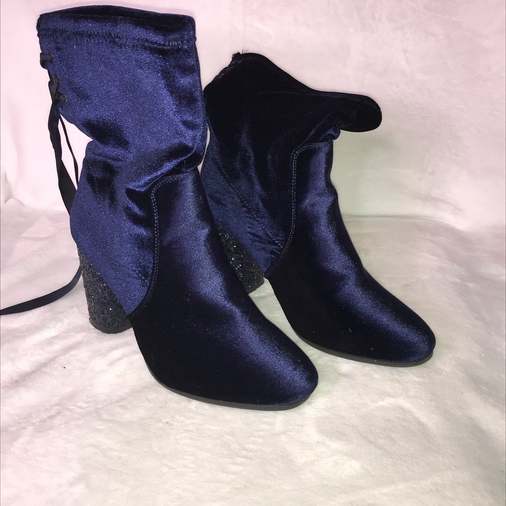 Angelina Navy Blue boots